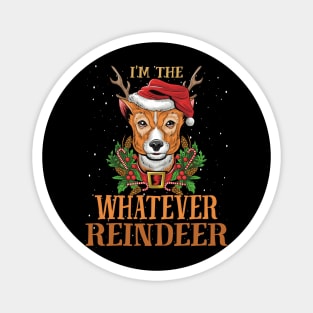 Im The Whatever Reindeer Christmas Funny Pajamas Funny Christmas Gift Magnet